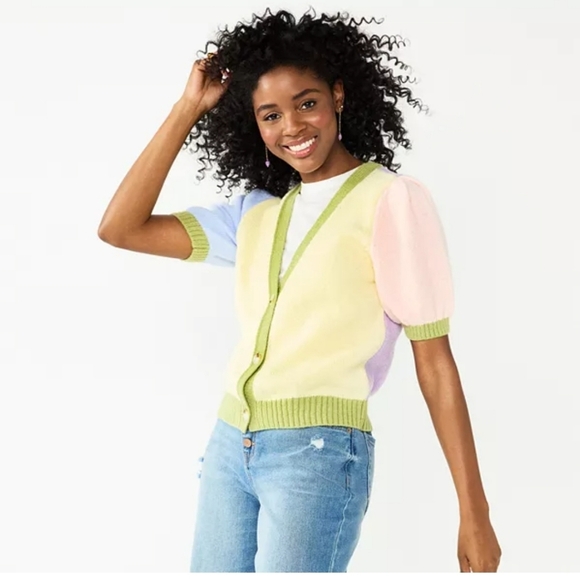 Colorblock Spring Cardigan - Picture 3 of 5
